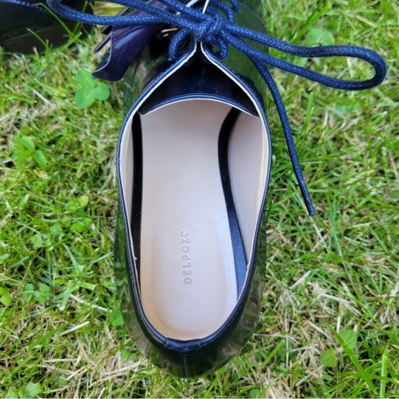 Delpozo Leather Lace up flats - Picture 3 of 7